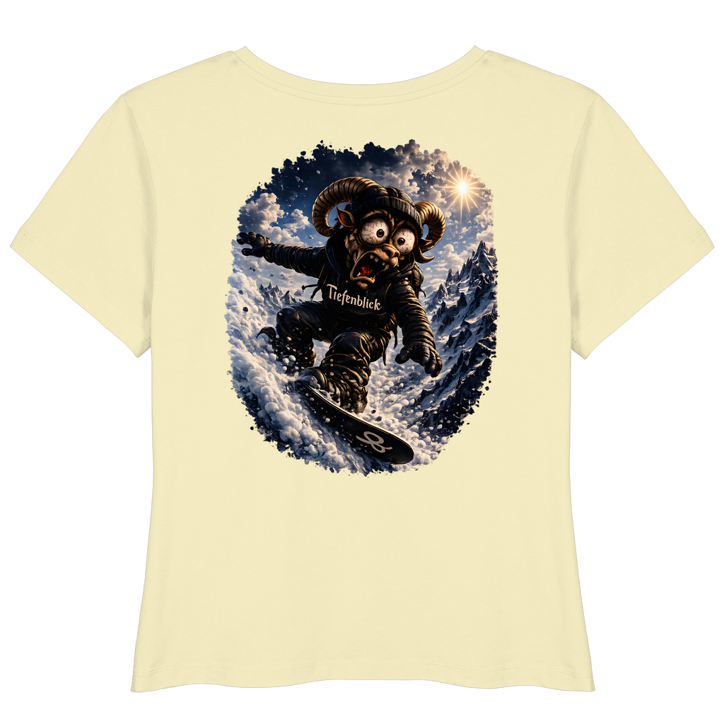 Tiefenblick Snowboarden - Womens Organic Lightweight T-Shirt