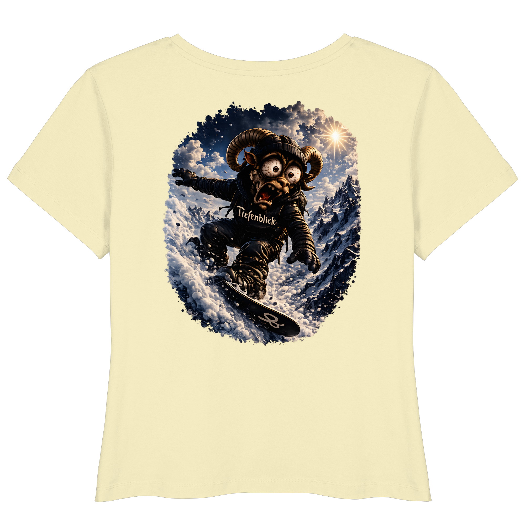 Tiefenblick Snowboarden - Womens Organic Lightweight T-Shirt