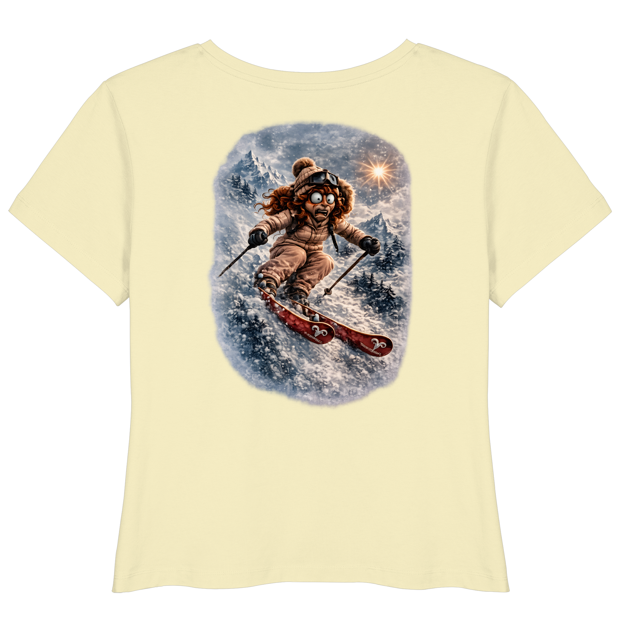 Tiefenblick Ski - Womens Organic Lightweight T-Shirt