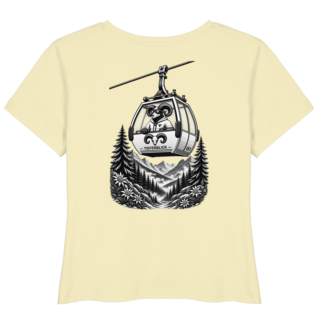 Tiefenblick Gondel Fun  - Womens Organic Lightweight T-Shirt