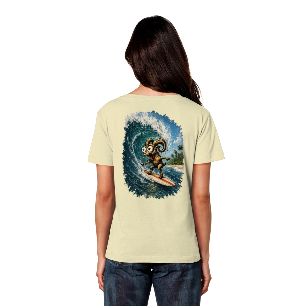 Tiefenblick Urlaub Fun  - Womens Organic Lightweight T-Shirt