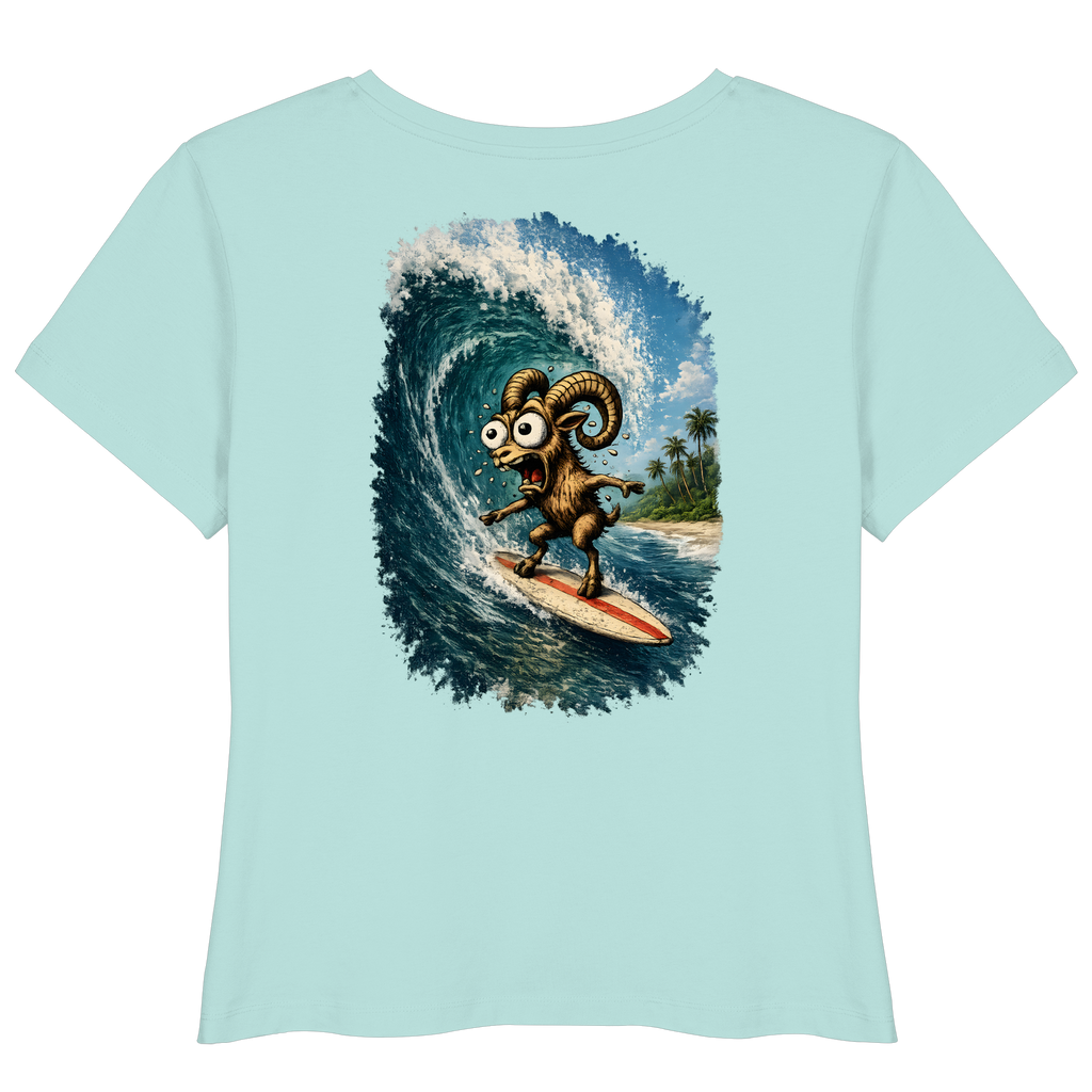 Tiefenblick Urlaub Fun  - Womens Organic Lightweight T-Shirt