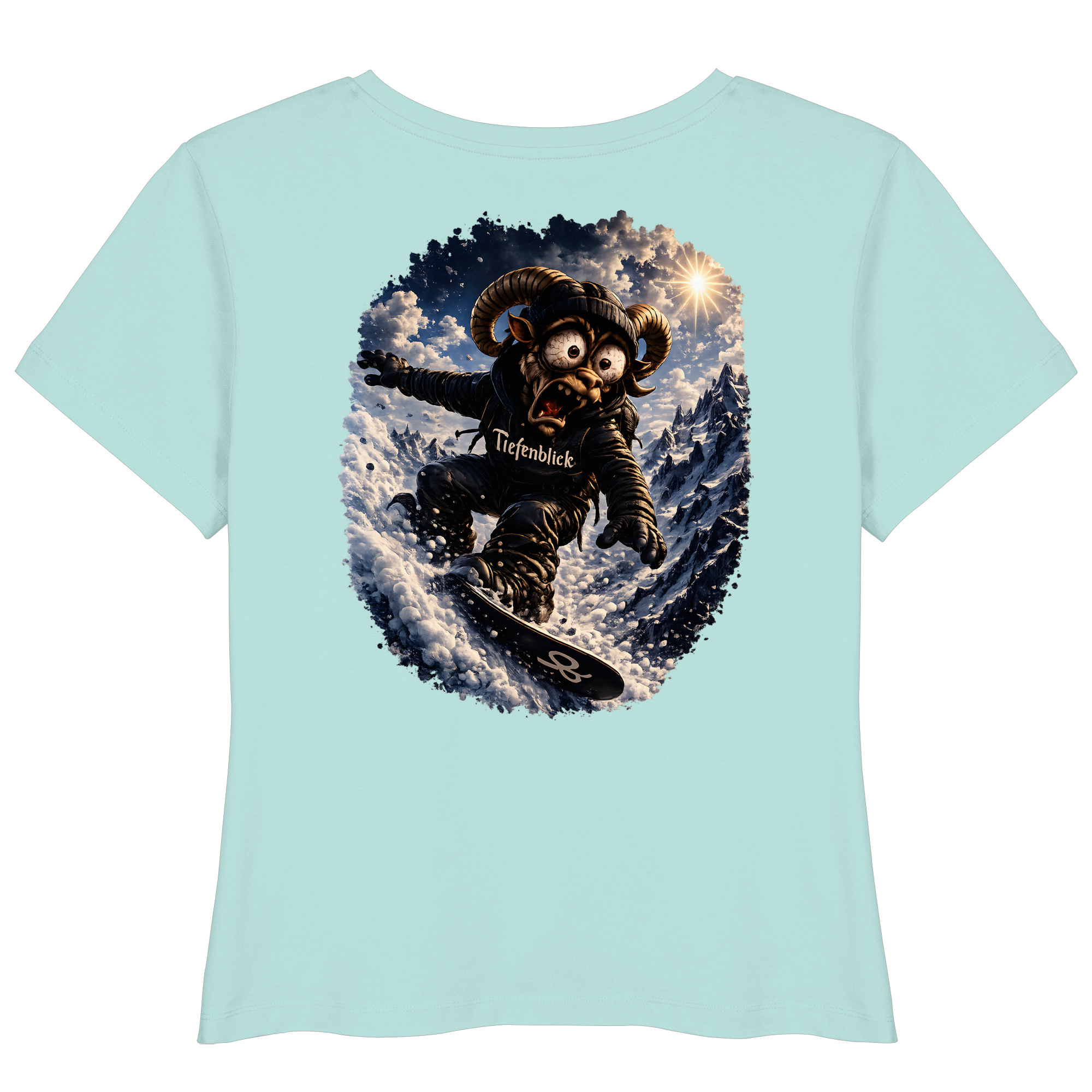 Tiefenblick Snowboarden - Womens Organic Lightweight T-Shirt