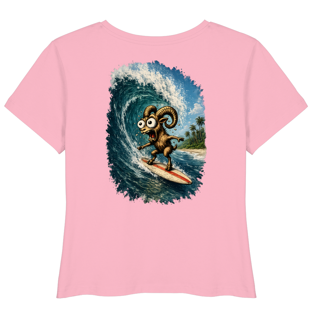 Tiefenblick Urlaub Fun  - Womens Organic Lightweight T-Shirt