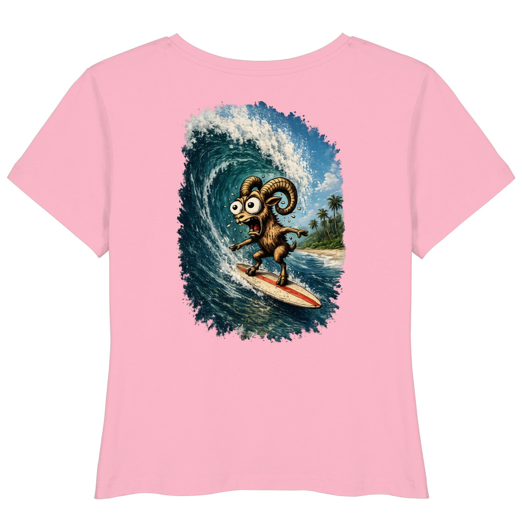Tiefenblick Urlaub Fun  - Womens Organic Lightweight T-Shirt