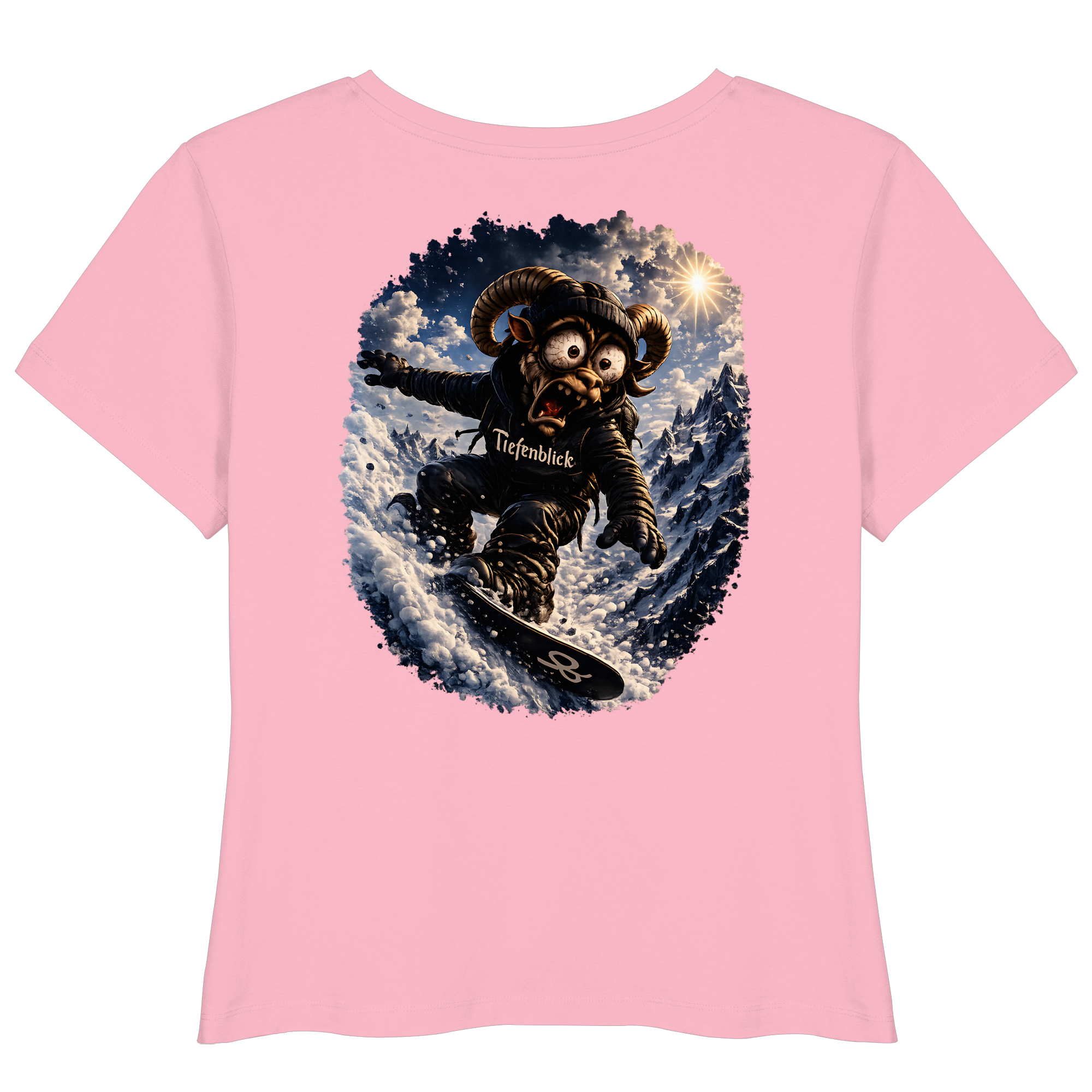 Tiefenblick Snowboarden - Womens Organic Lightweight T-Shirt