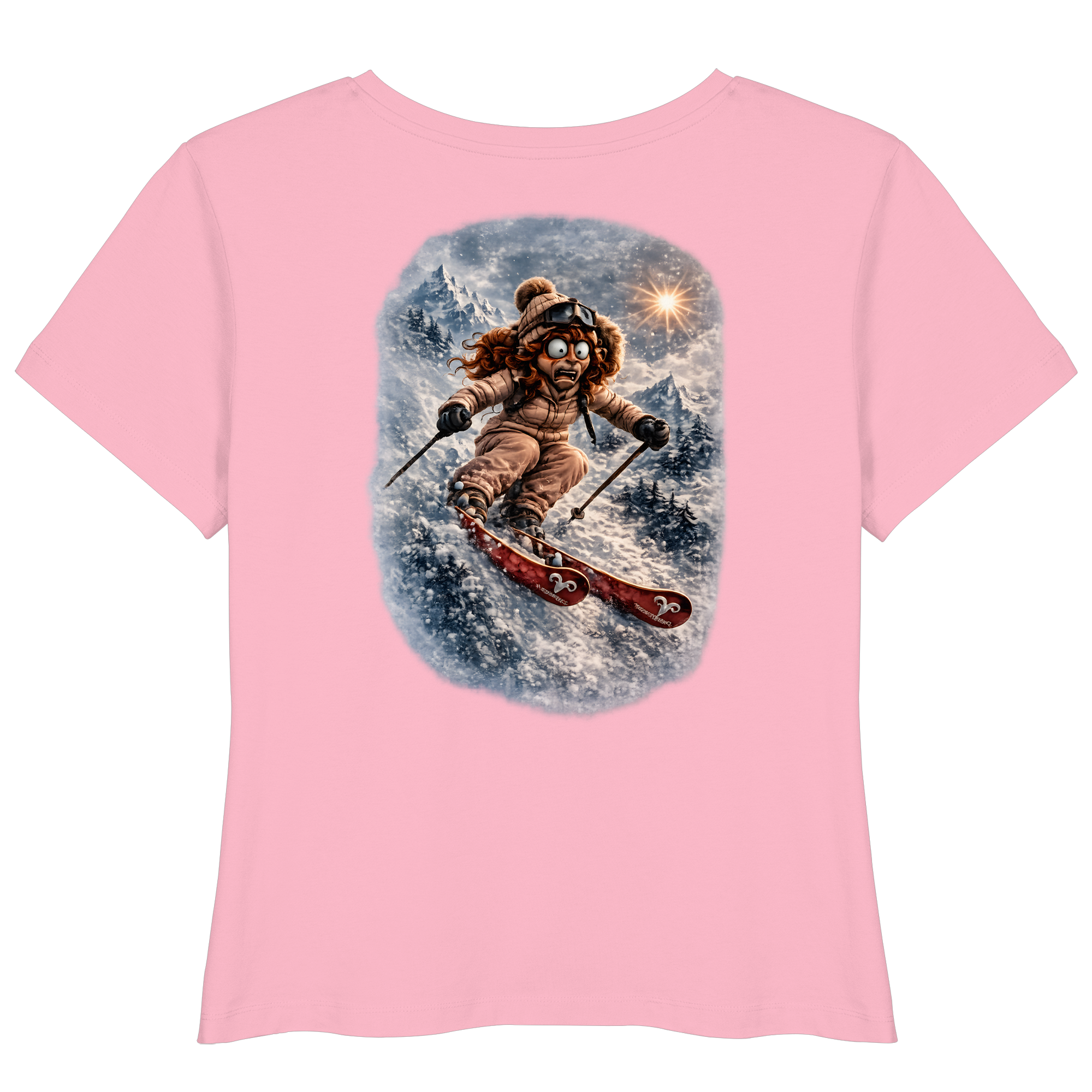 Tiefenblick Ski - Womens Organic Lightweight T-Shirt