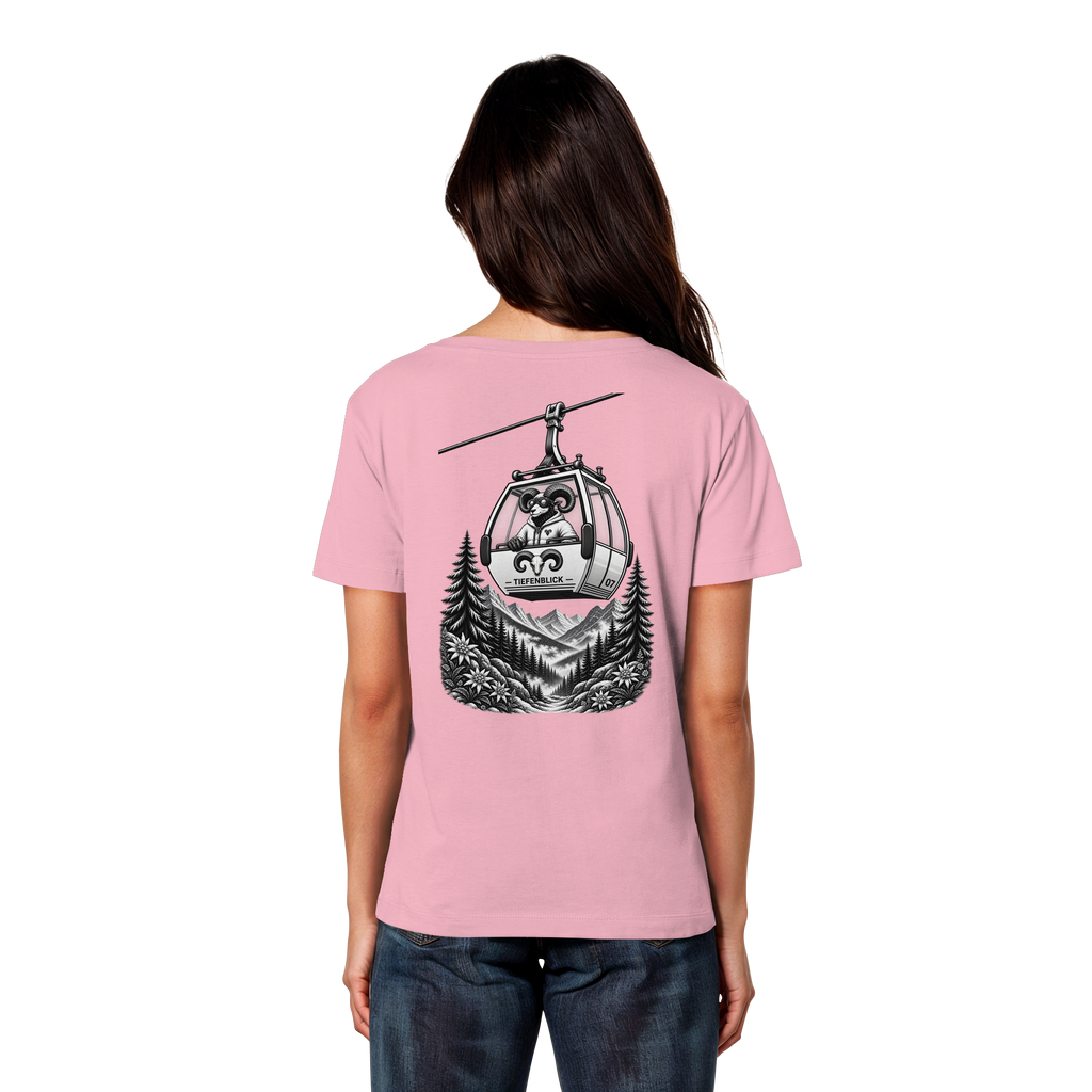 Tiefenblick Gondel Fun  - Womens Organic Lightweight T-Shirt