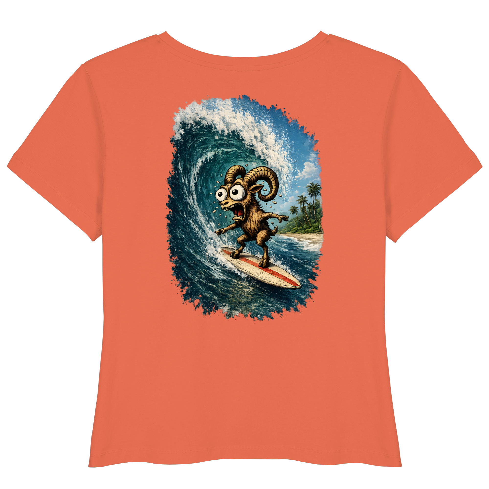 Tiefenblick Urlaub Fun  - Womens Organic Lightweight T-Shirt