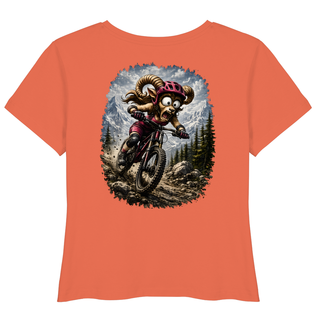 Tiefenblick Downhill - Womens Organic Lightweight T-Shirt