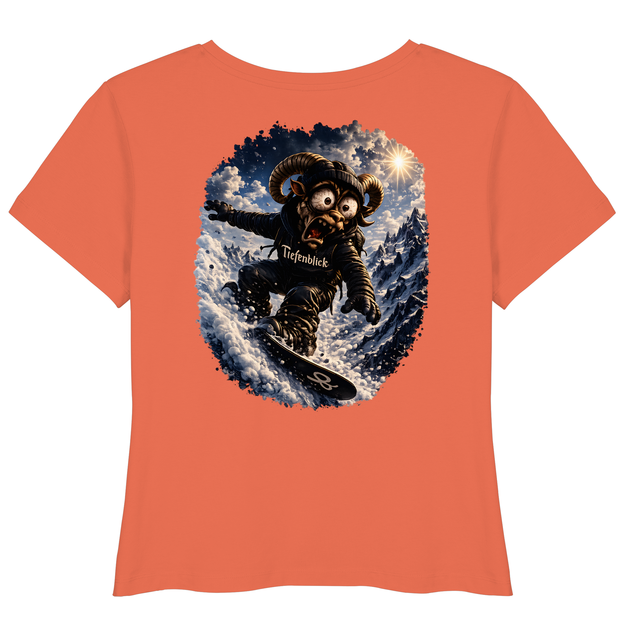 Tiefenblick Snowboarden - Womens Organic Lightweight T-Shirt
