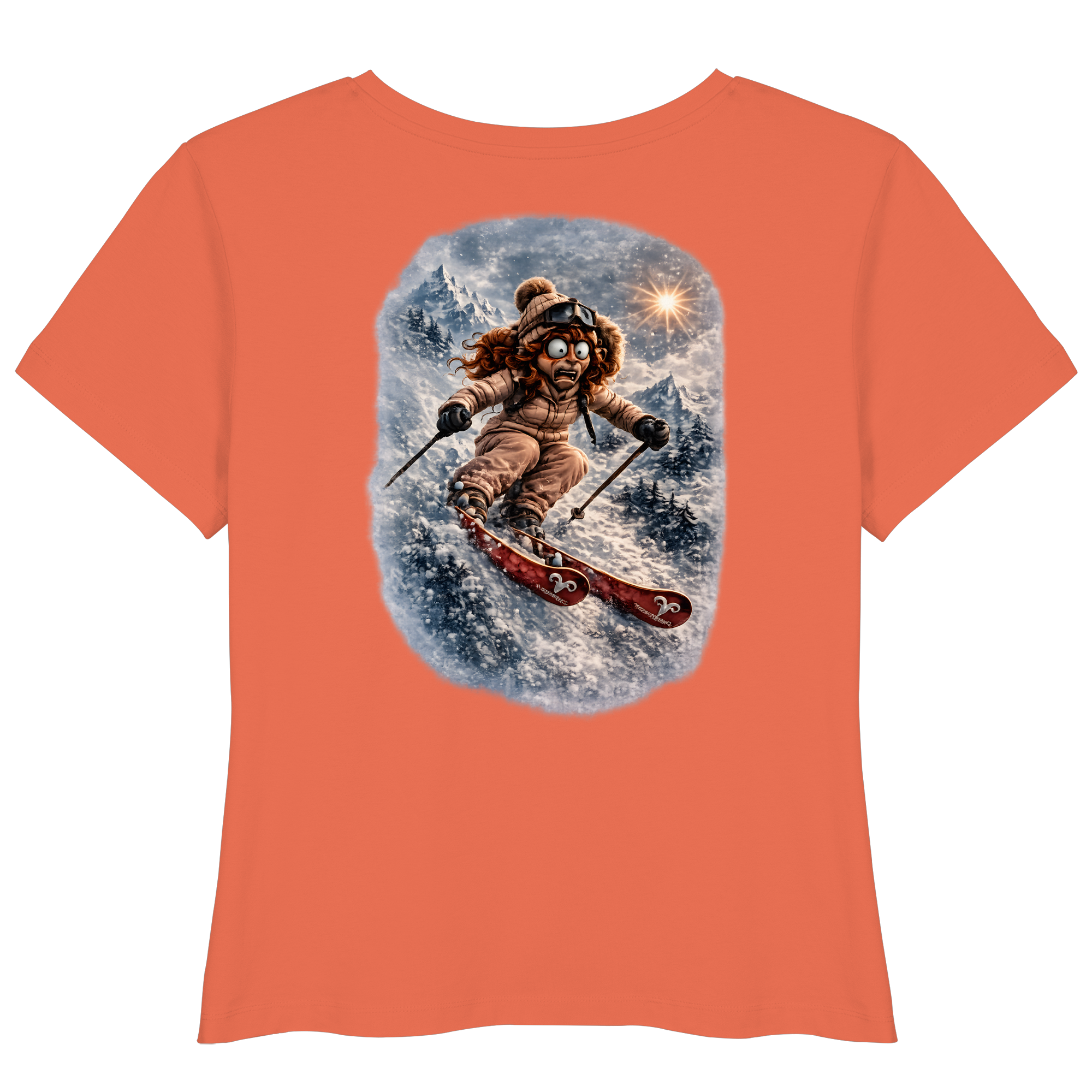 Tiefenblick Ski - Womens Organic Lightweight T-Shirt