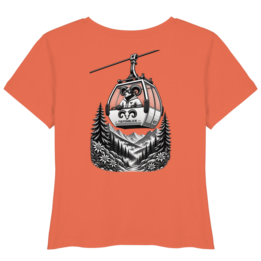 Tiefenblick Gondel Fun  - Womens Organic Lightweight T-Shirt