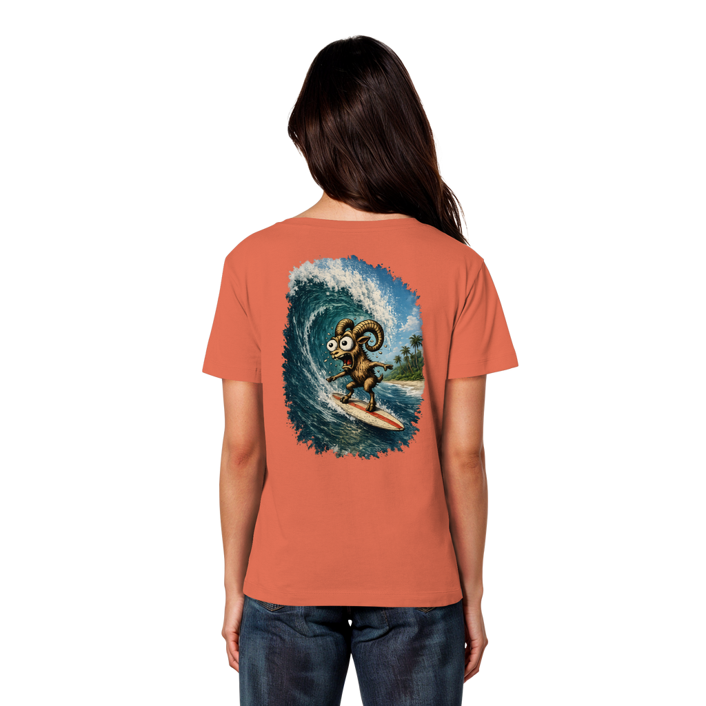 Tiefenblick Urlaub Fun  - Womens Organic Lightweight T-Shirt
