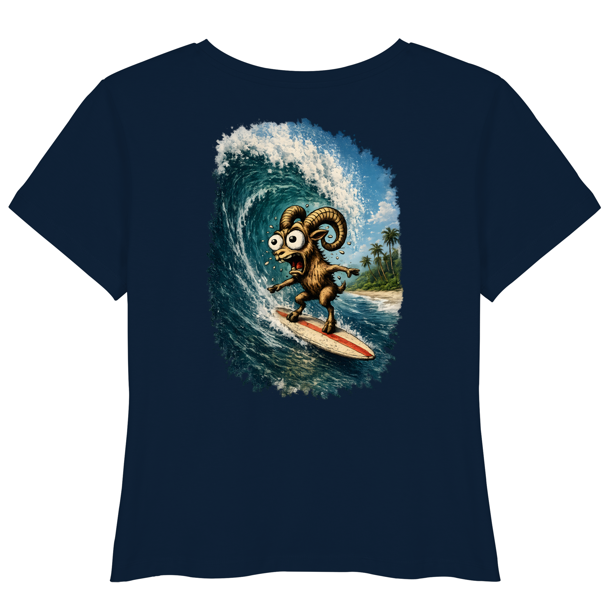 Tiefenblick Urlaub Fun  - Womens Organic Lightweight T-Shirt