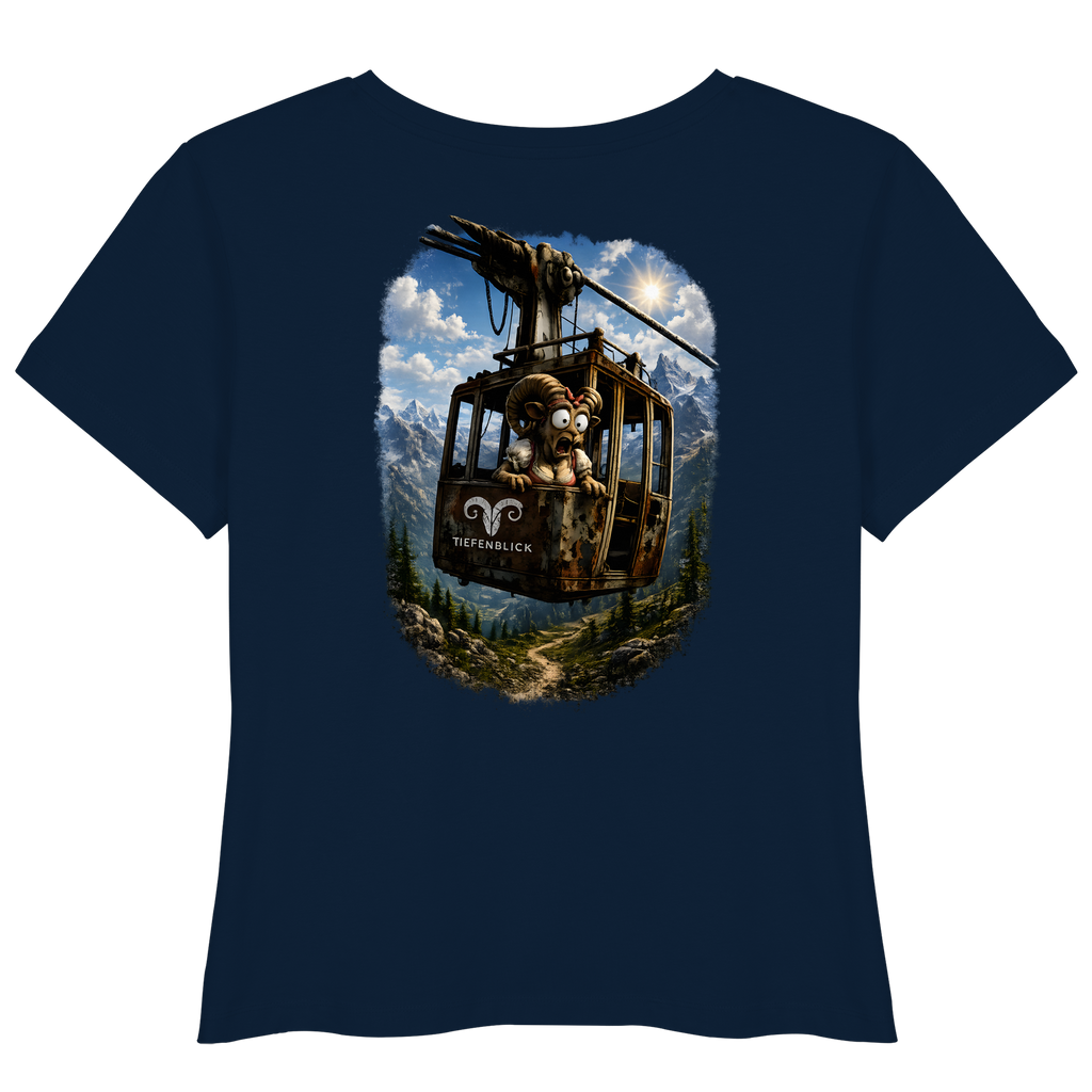 Tiefenblick Gondel Adrenalin Fun - Womens Organic Lightweight T-Shirt