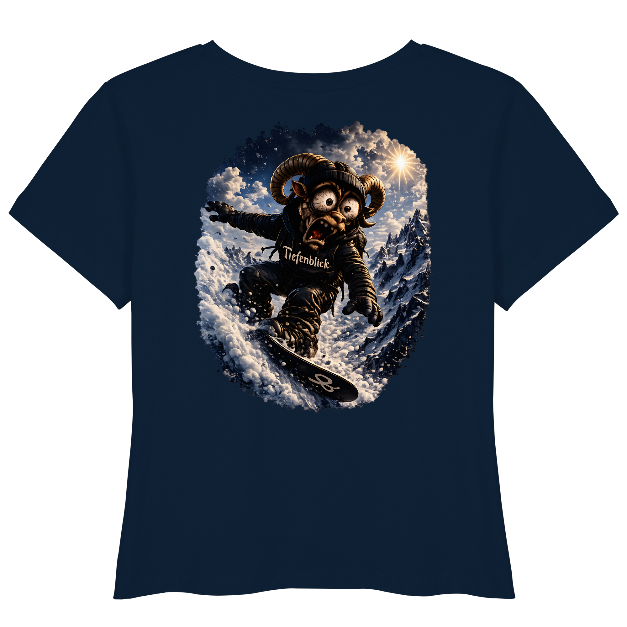 Tiefenblick Snowboarden - Womens Organic Lightweight T-Shirt