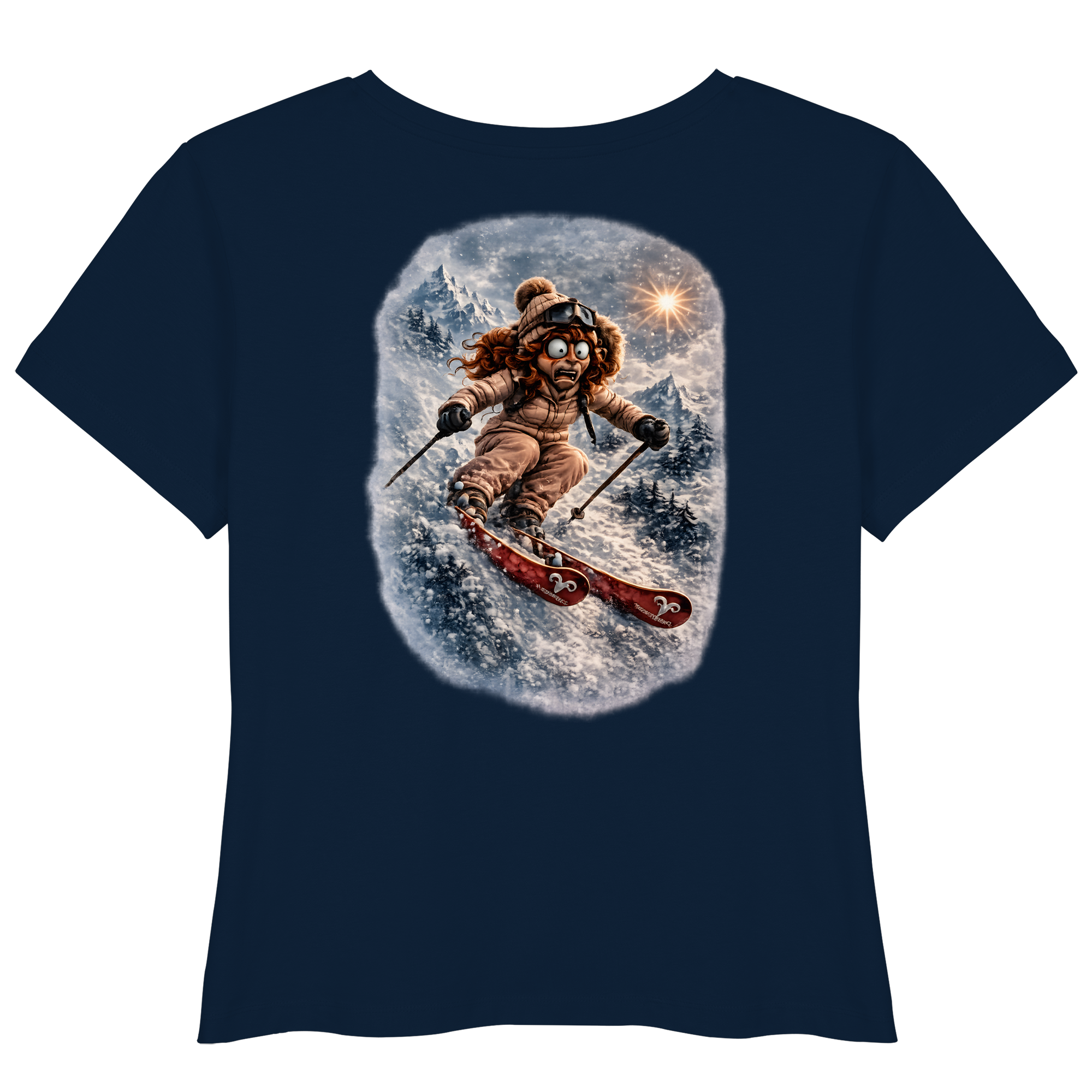 Tiefenblick Ski - Womens Organic Lightweight T-Shirt