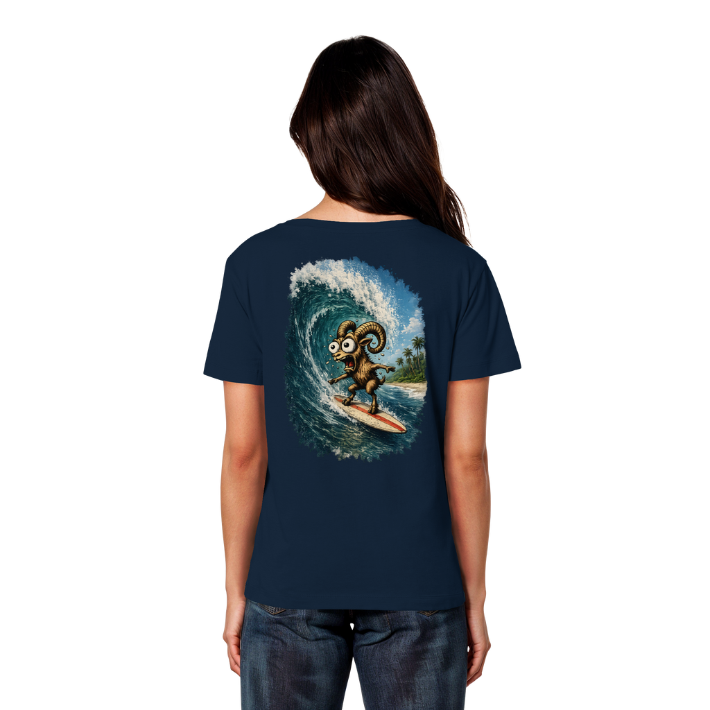 Tiefenblick Urlaub Fun  - Womens Organic Lightweight T-Shirt