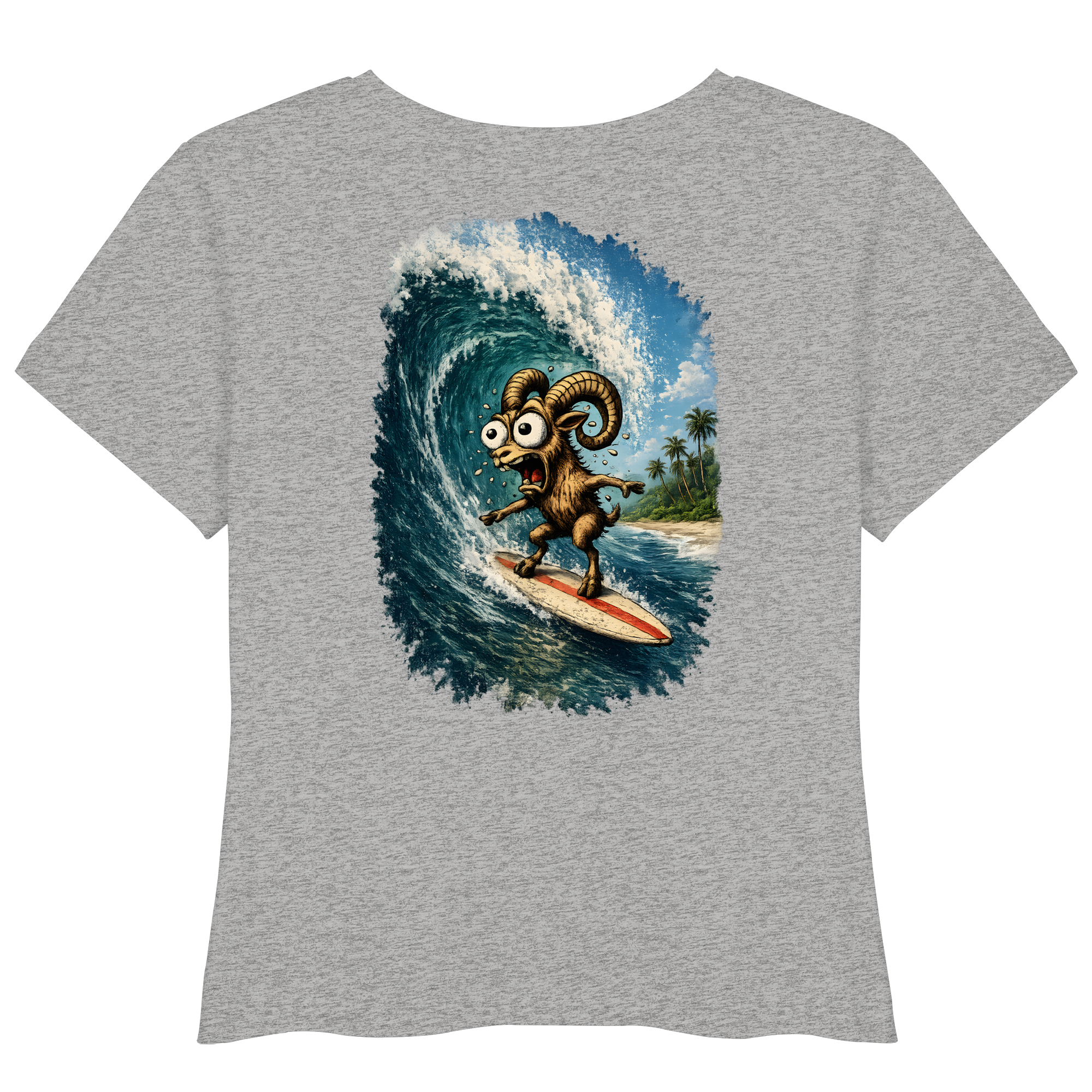 Tiefenblick Urlaub Fun  - Womens Organic Lightweight T-Shirt