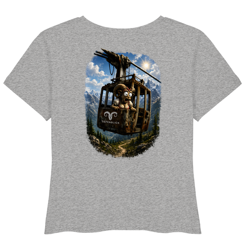 Tiefenblick Gondel Adrenalin Fun - Womens Organic Lightweight T-Shirt