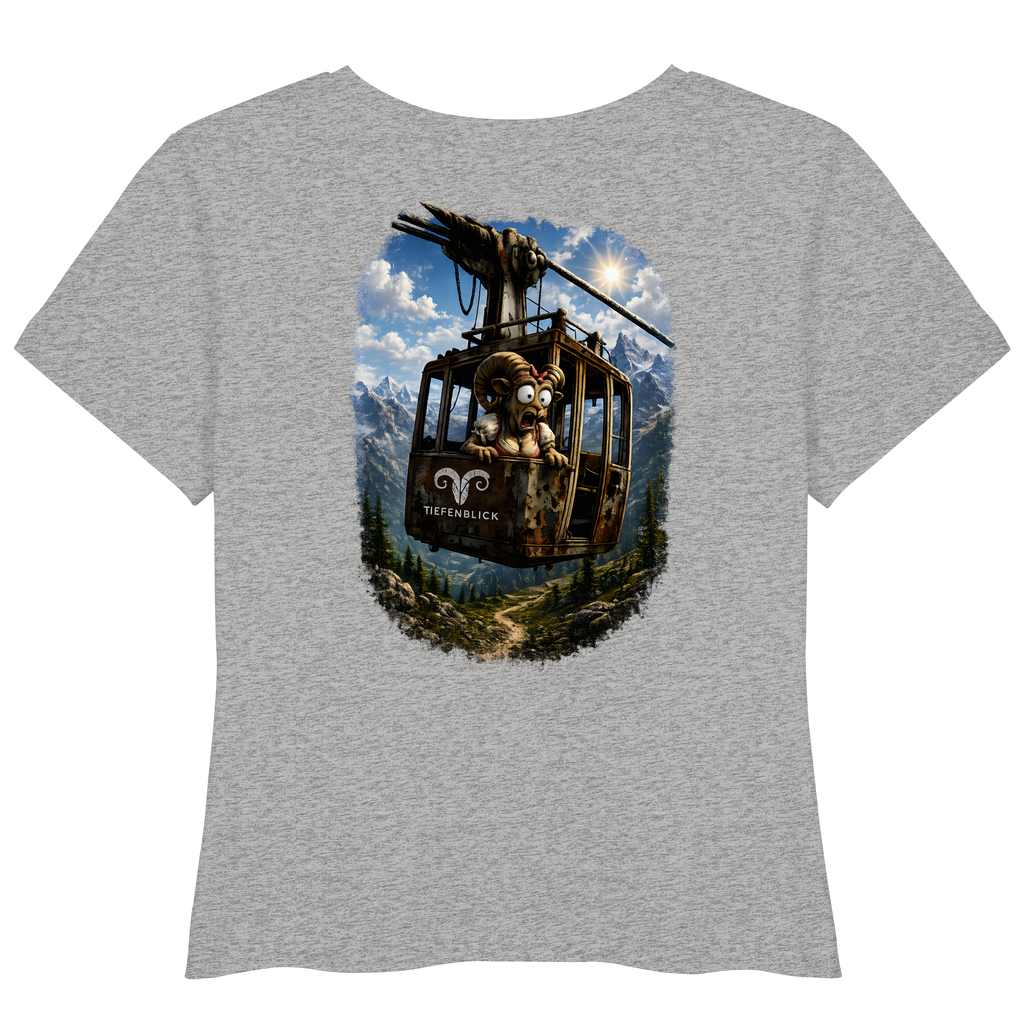 Tiefenblick Adrenalin Gondel Fun - Womens Organic Lightweight T-Shirt