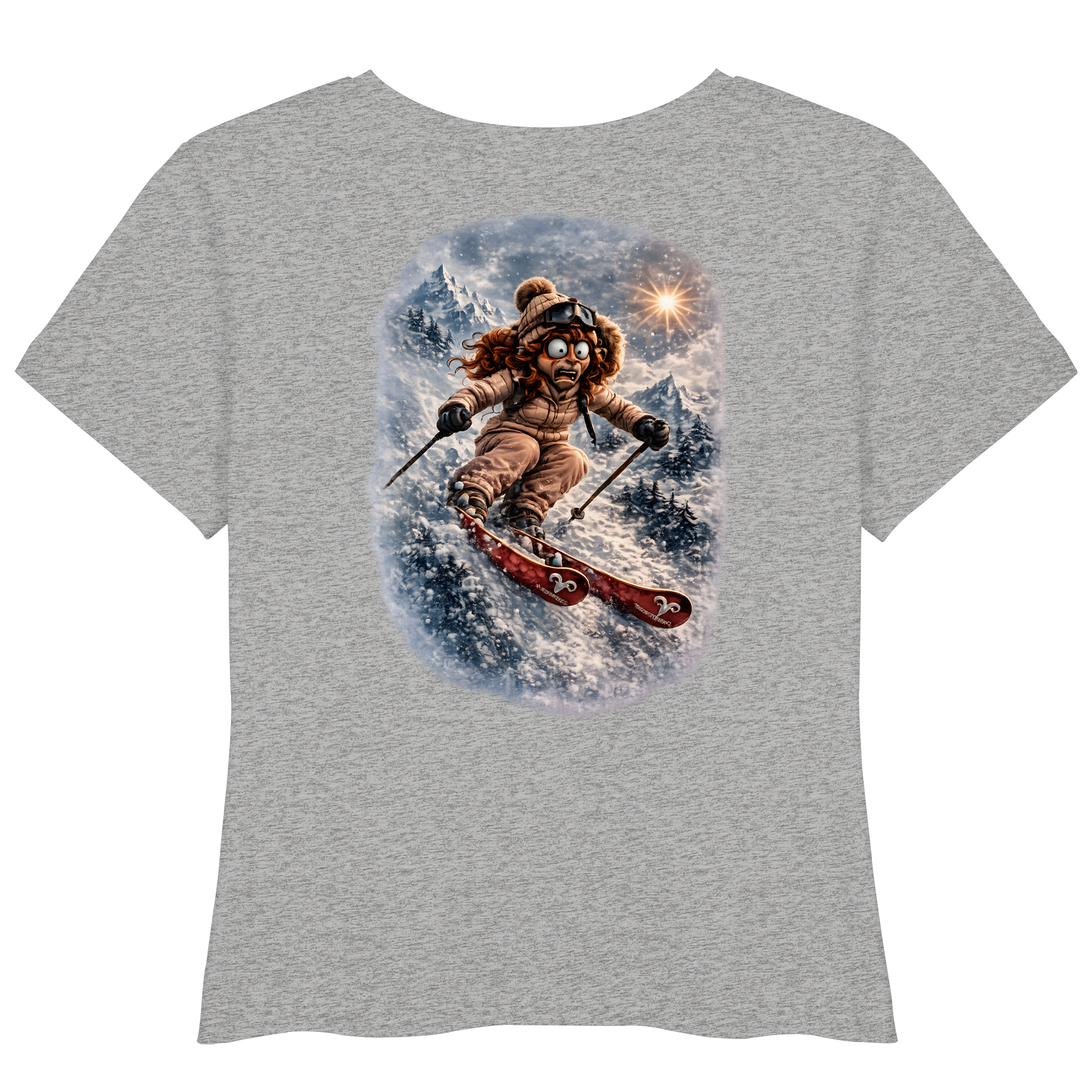 Tiefenblick Ski - Womens Organic Lightweight T-Shirt