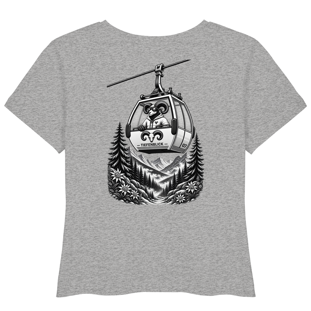 Tiefenblick Gondel Fun  - Womens Organic Lightweight T-Shirt