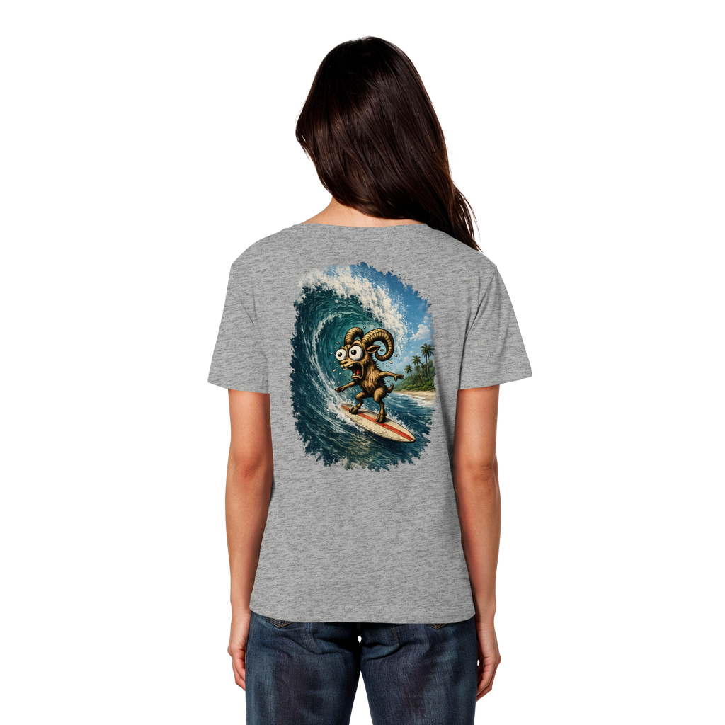 Tiefenblick Urlaub Fun  - Womens Organic Lightweight T-Shirt
