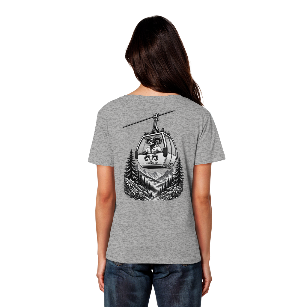 Tiefenblick Gondel Fun  - Womens Organic Lightweight T-Shirt
