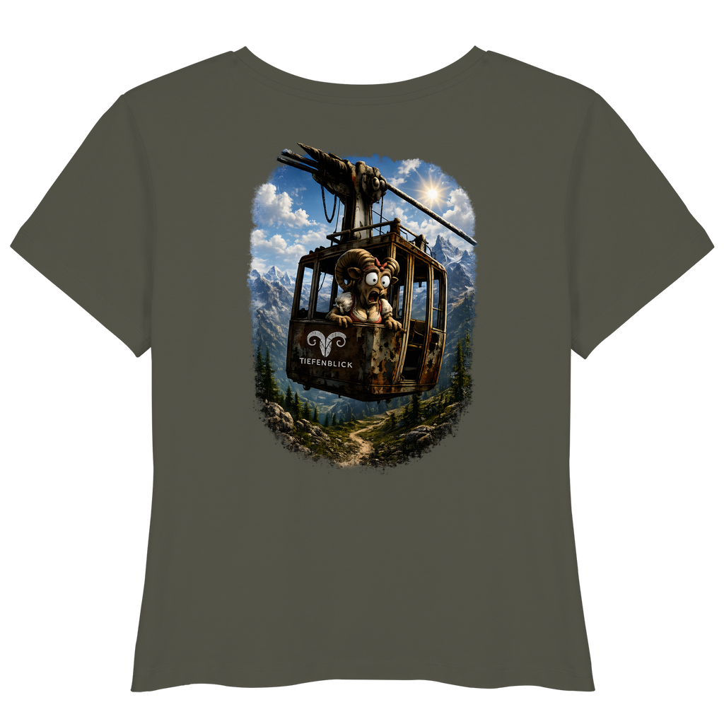Tiefenblick Adrenalin Gondel Fun - Womens Organic Lightweight T-Shirt