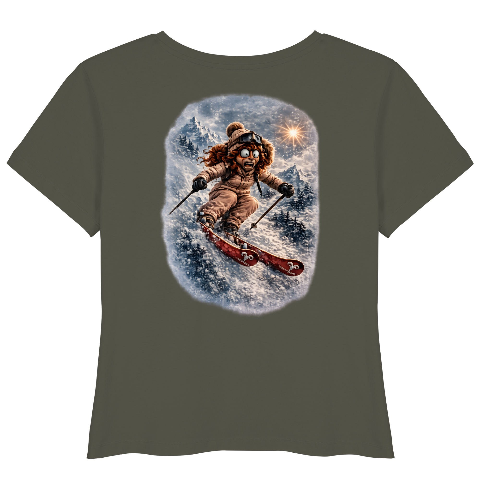 Tiefenblick Ski - Womens Organic Lightweight T-Shirt