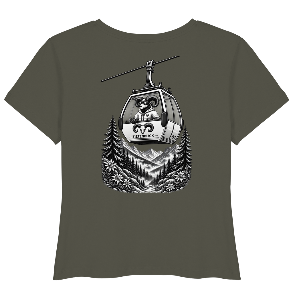 Tiefenblick Gondel Fun  - Womens Organic Lightweight T-Shirt