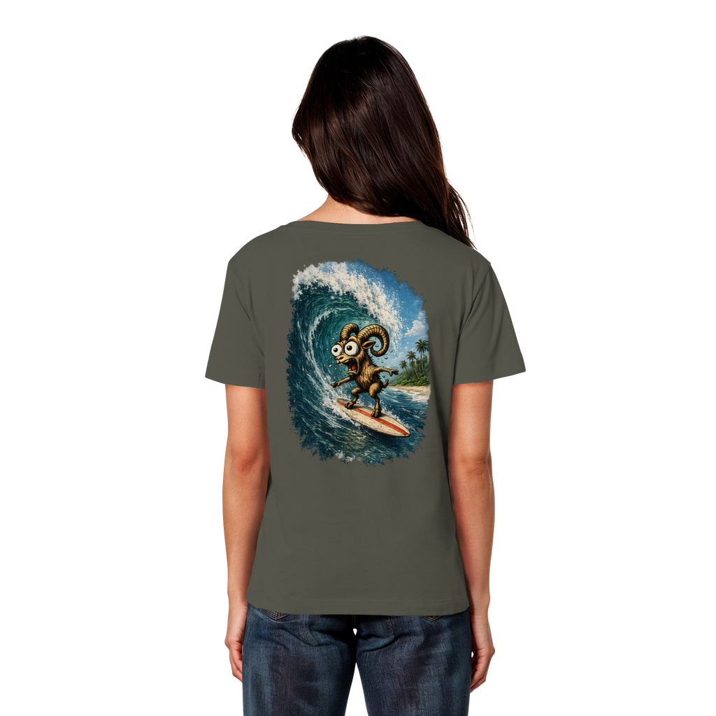Tiefenblick Urlaub Fun  - Womens Organic Lightweight T-Shirt