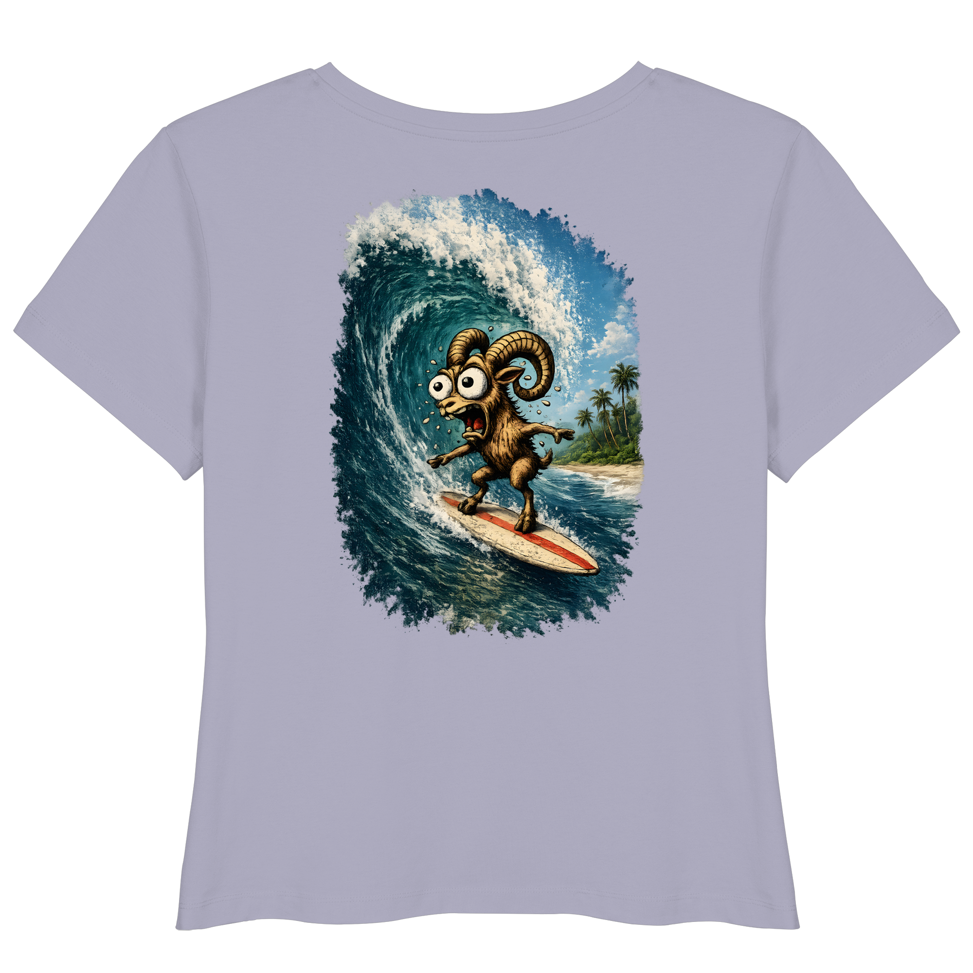 Tiefenblick Urlaub Fun  - Womens Organic Lightweight T-Shirt