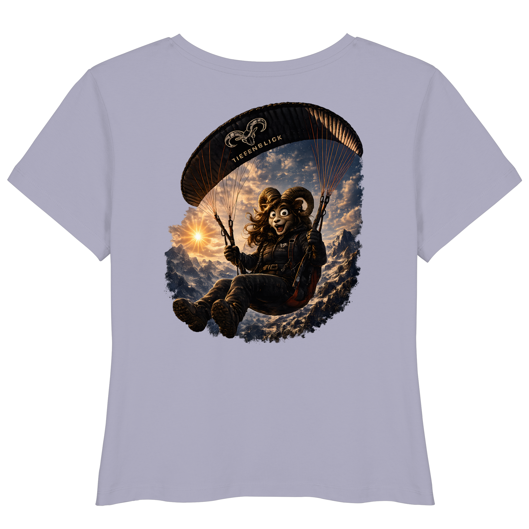 Tiefenblick Paraglider  - Womens Organic Lightweight T-Shirt