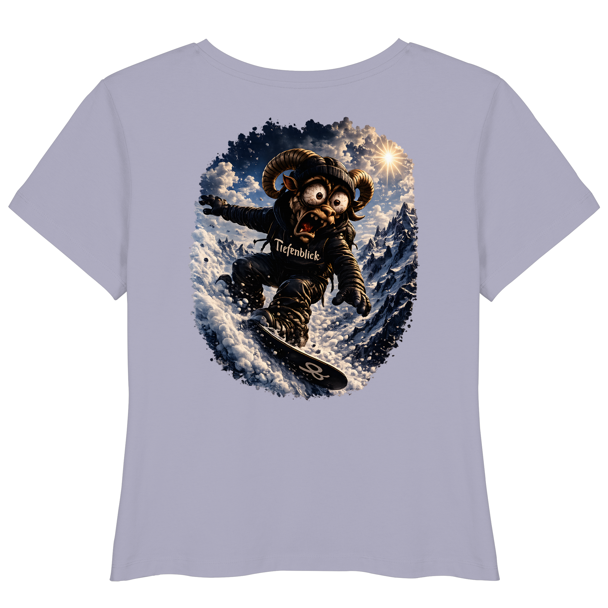 Tiefenblick Snowboarden - Womens Organic Lightweight T-Shirt