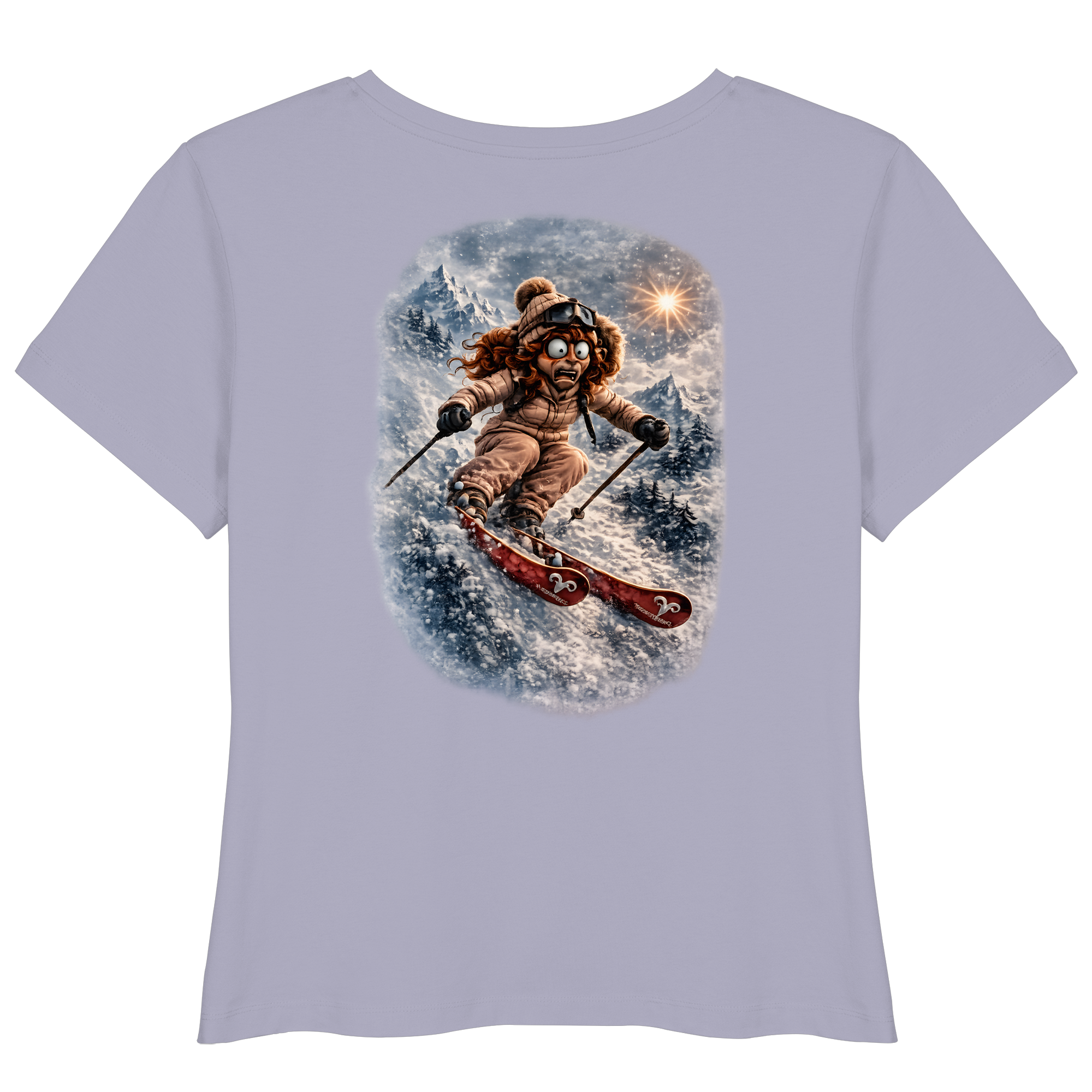 Tiefenblick Ski - Womens Organic Lightweight T-Shirt