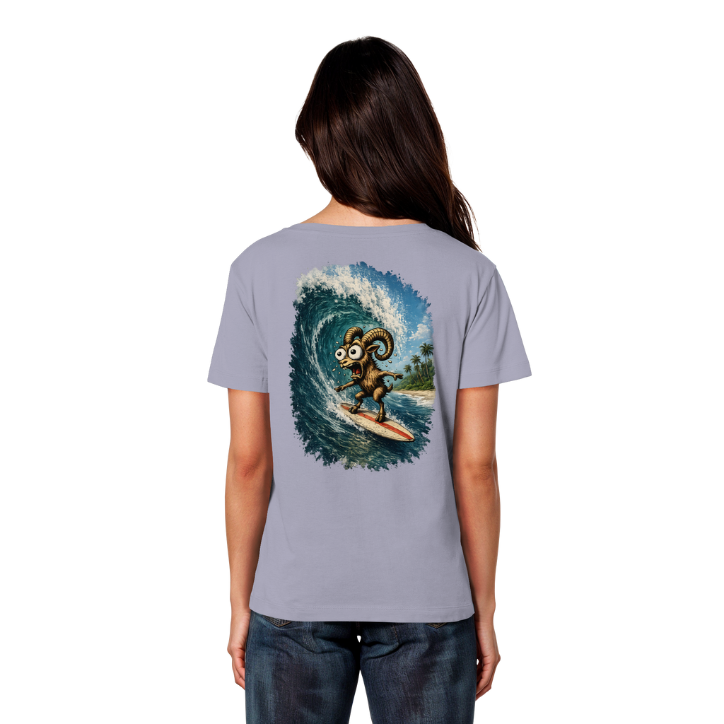 Tiefenblick Urlaub Fun  - Womens Organic Lightweight T-Shirt