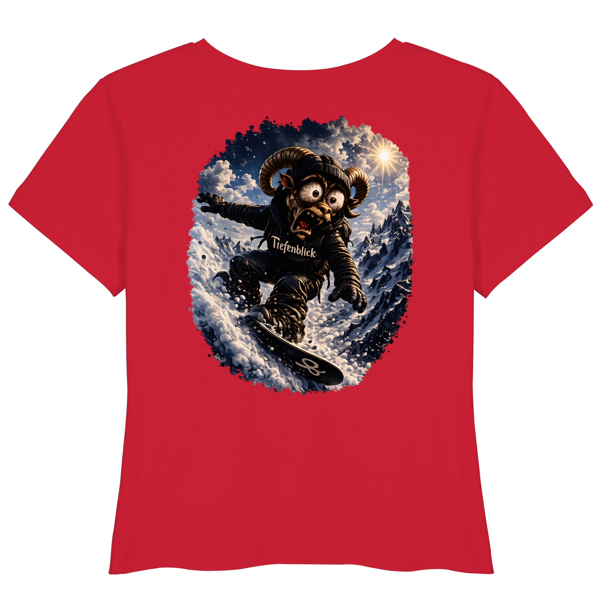 Tiefenblick Snowboarden - Womens Organic Lightweight T-Shirt