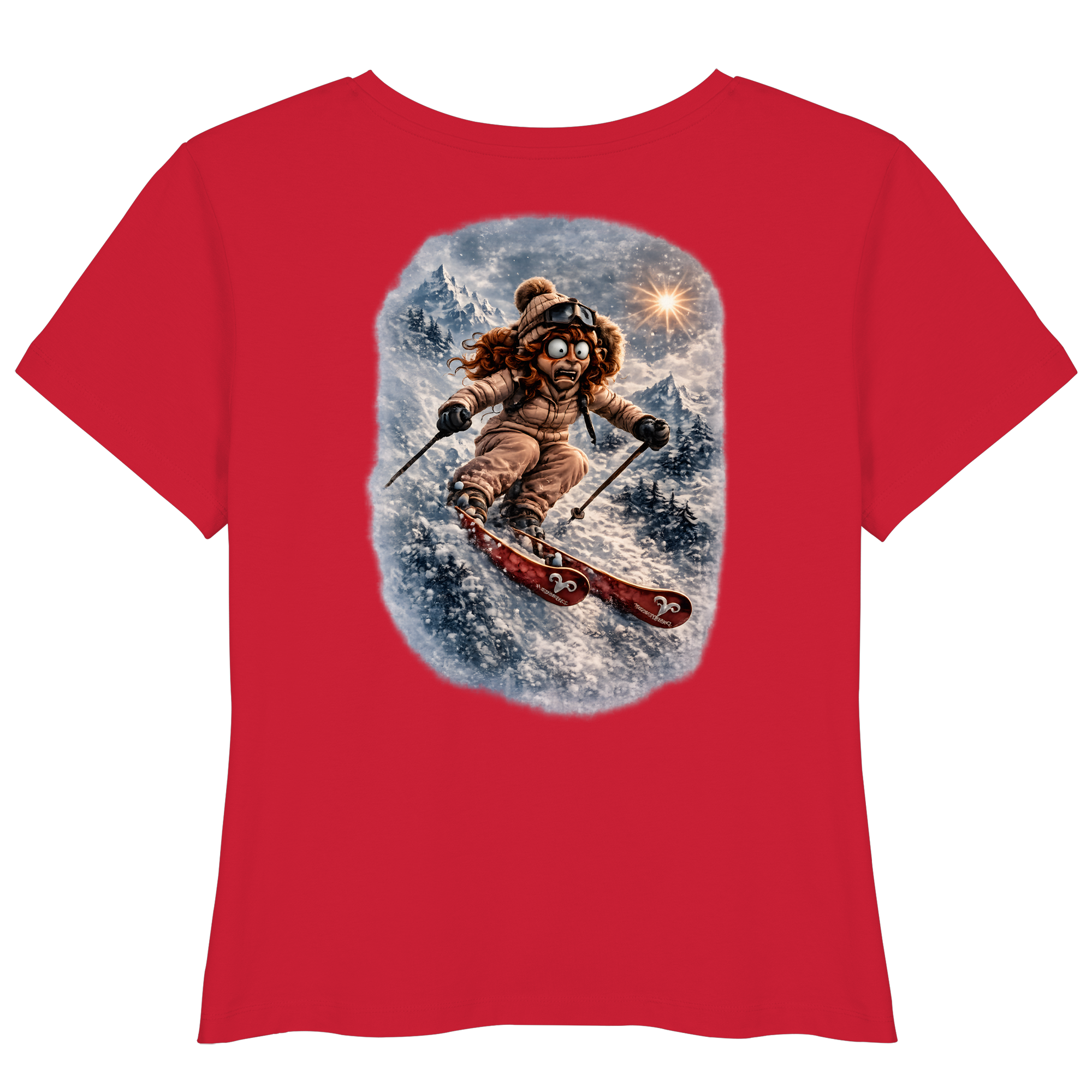 Tiefenblick Ski - Womens Organic Lightweight T-Shirt
