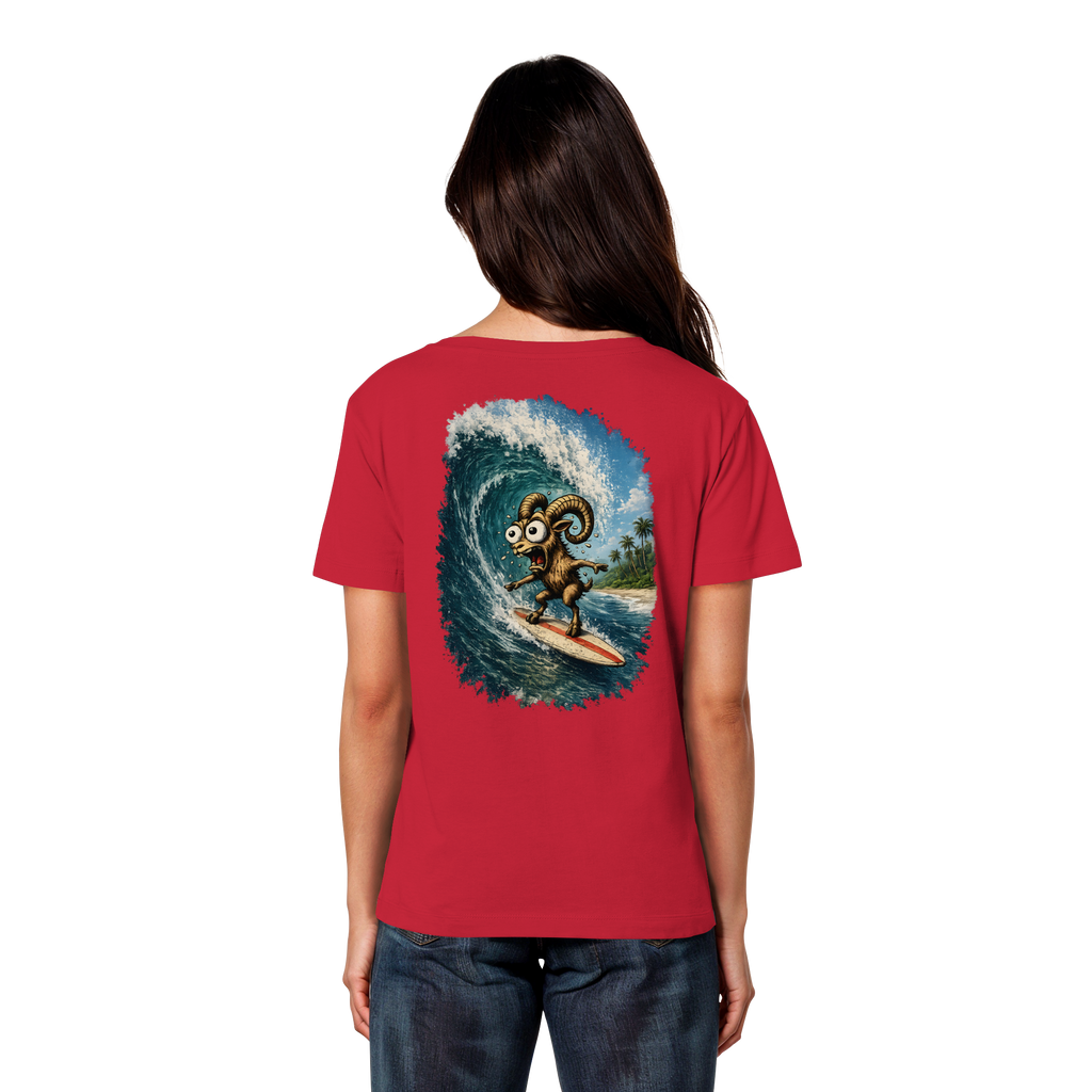 Tiefenblick Urlaub Fun  - Womens Organic Lightweight T-Shirt