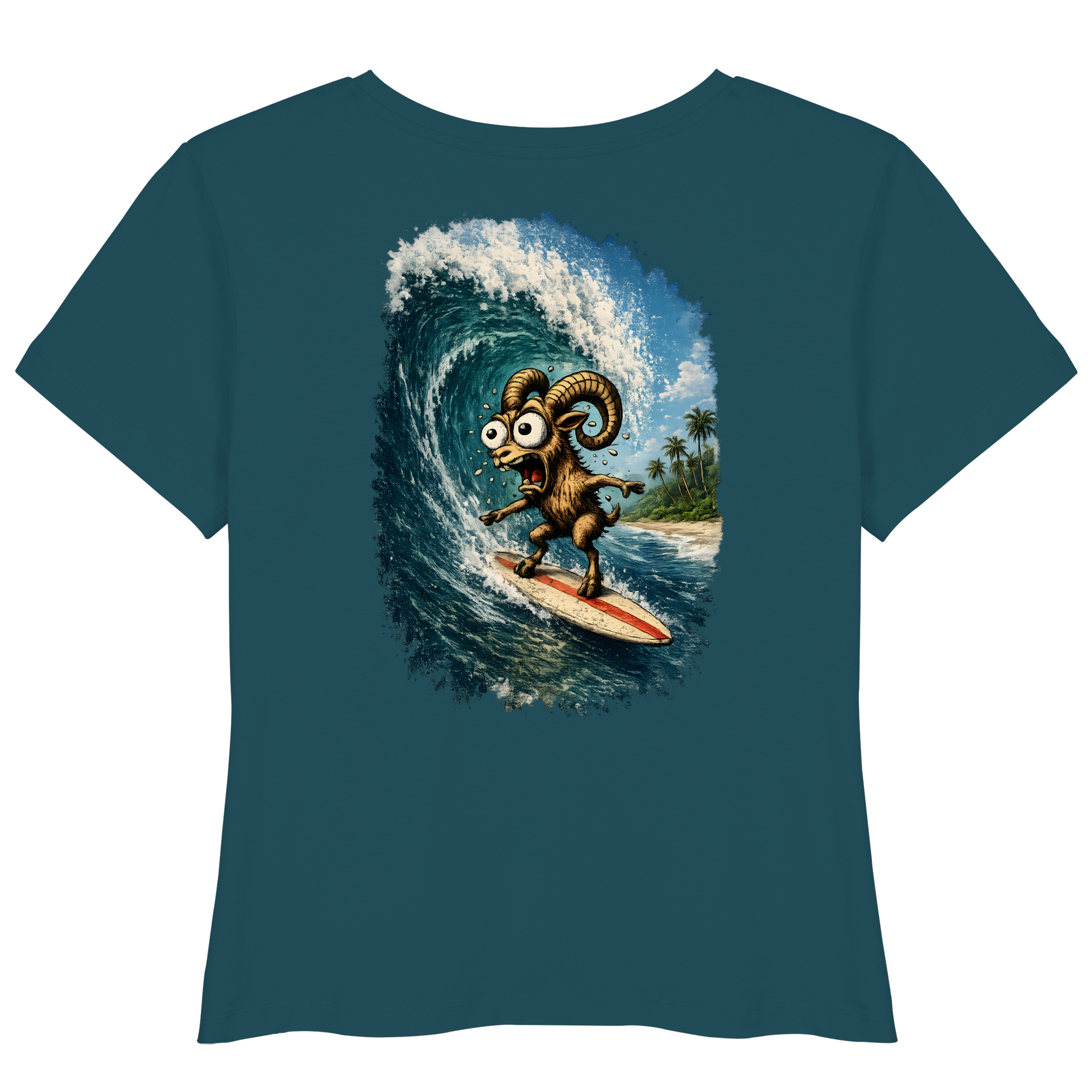 Tiefenblick Urlaub Fun  - Womens Organic Lightweight T-Shirt