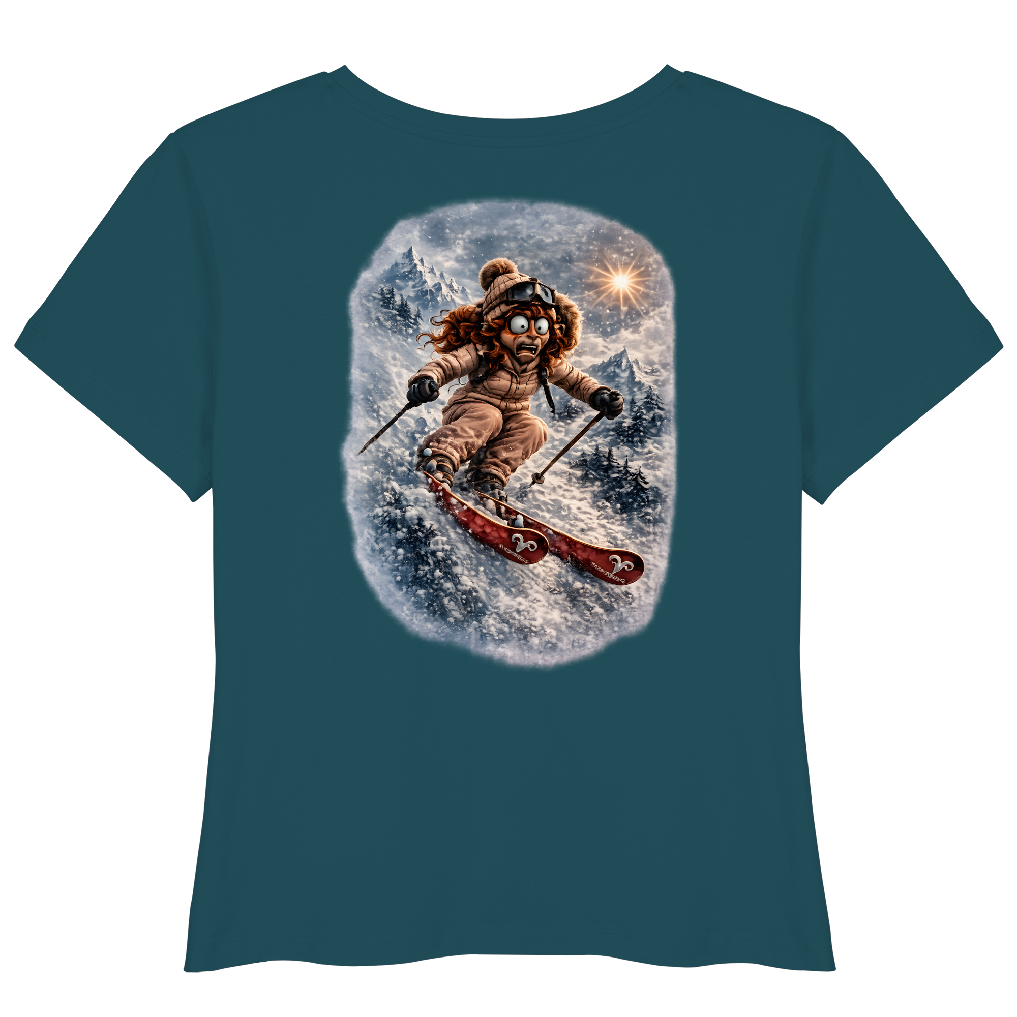 Tiefenblick Ski - Womens Organic Lightweight T-Shirt