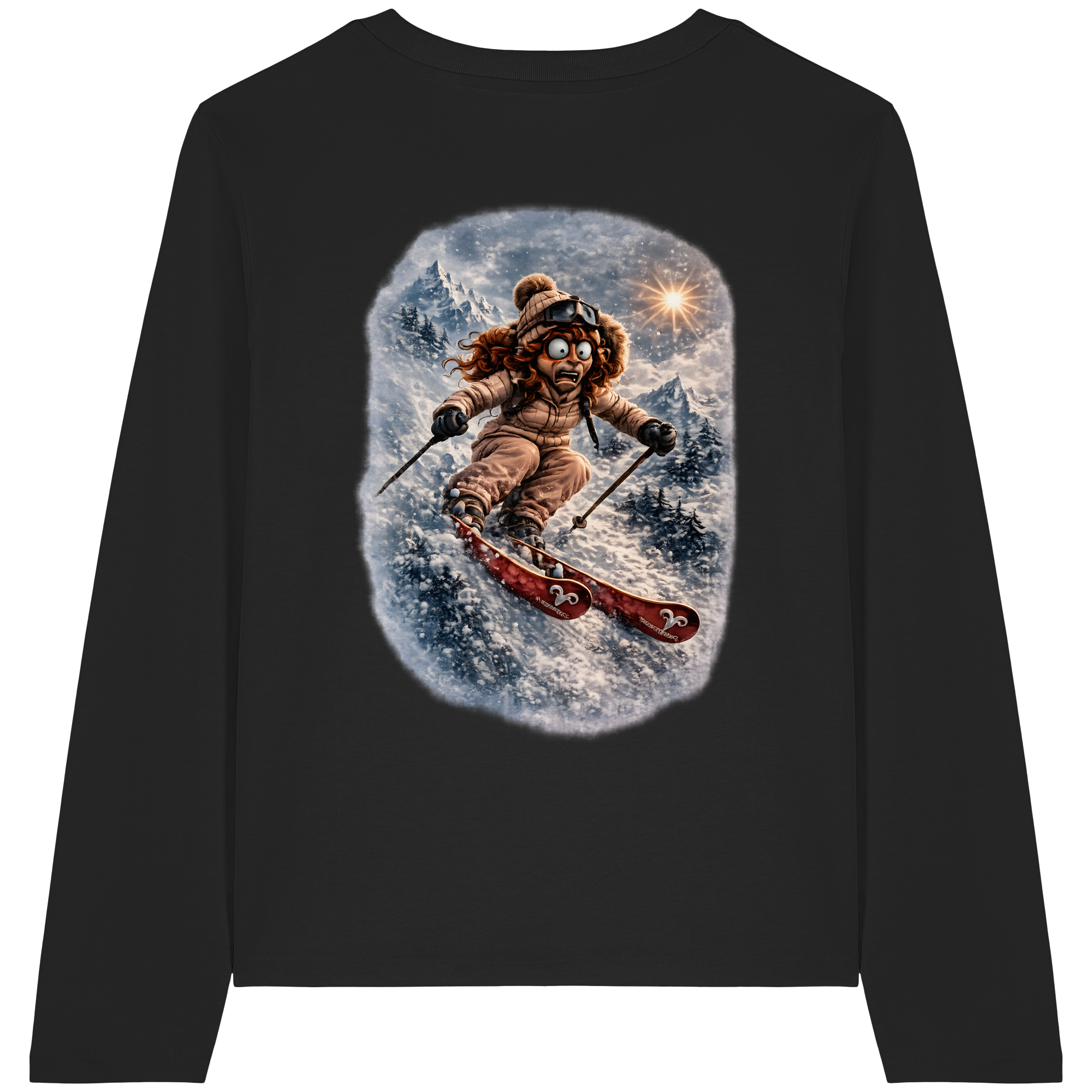 Tiefenblick Ski - Womens Organic Longsleeve T-Shirt