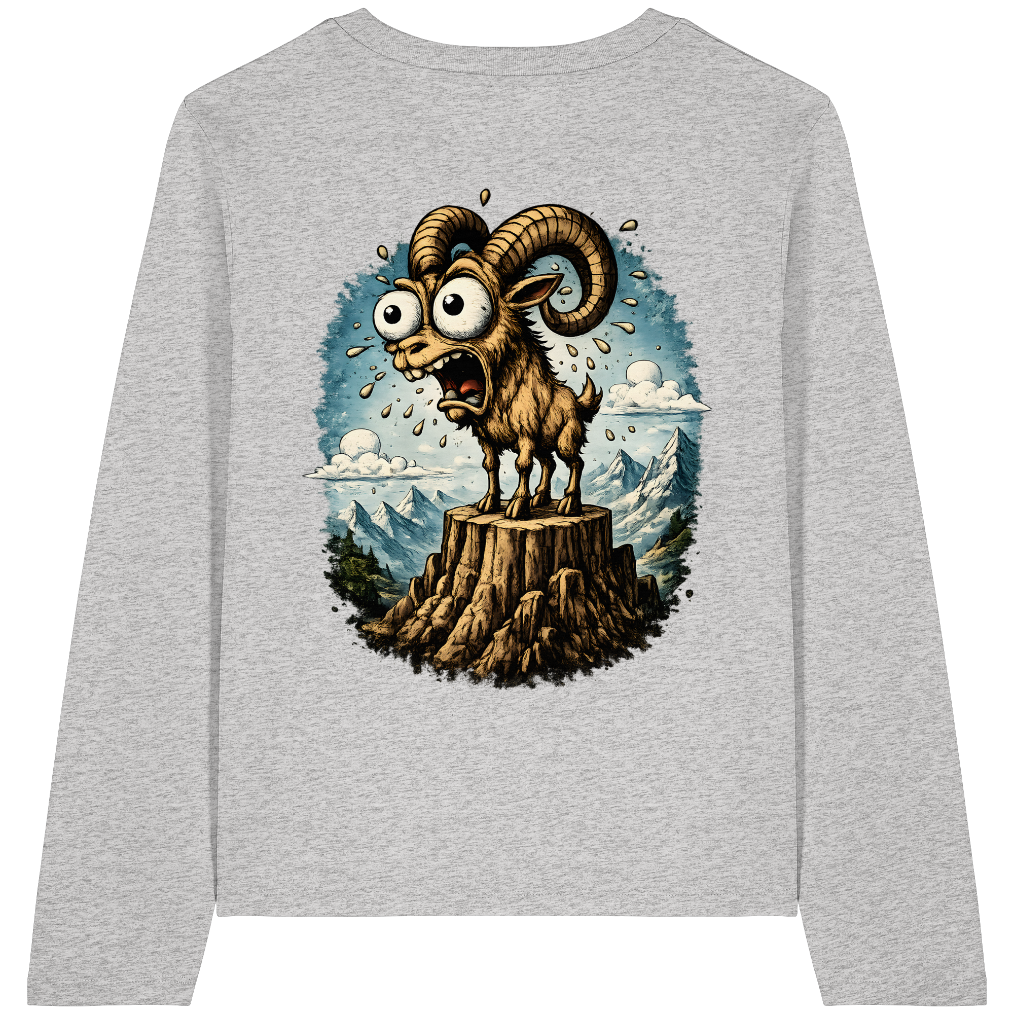 Tiefenblick Tiefe Fun  - Womens Organic Longsleeve T-Shirt
