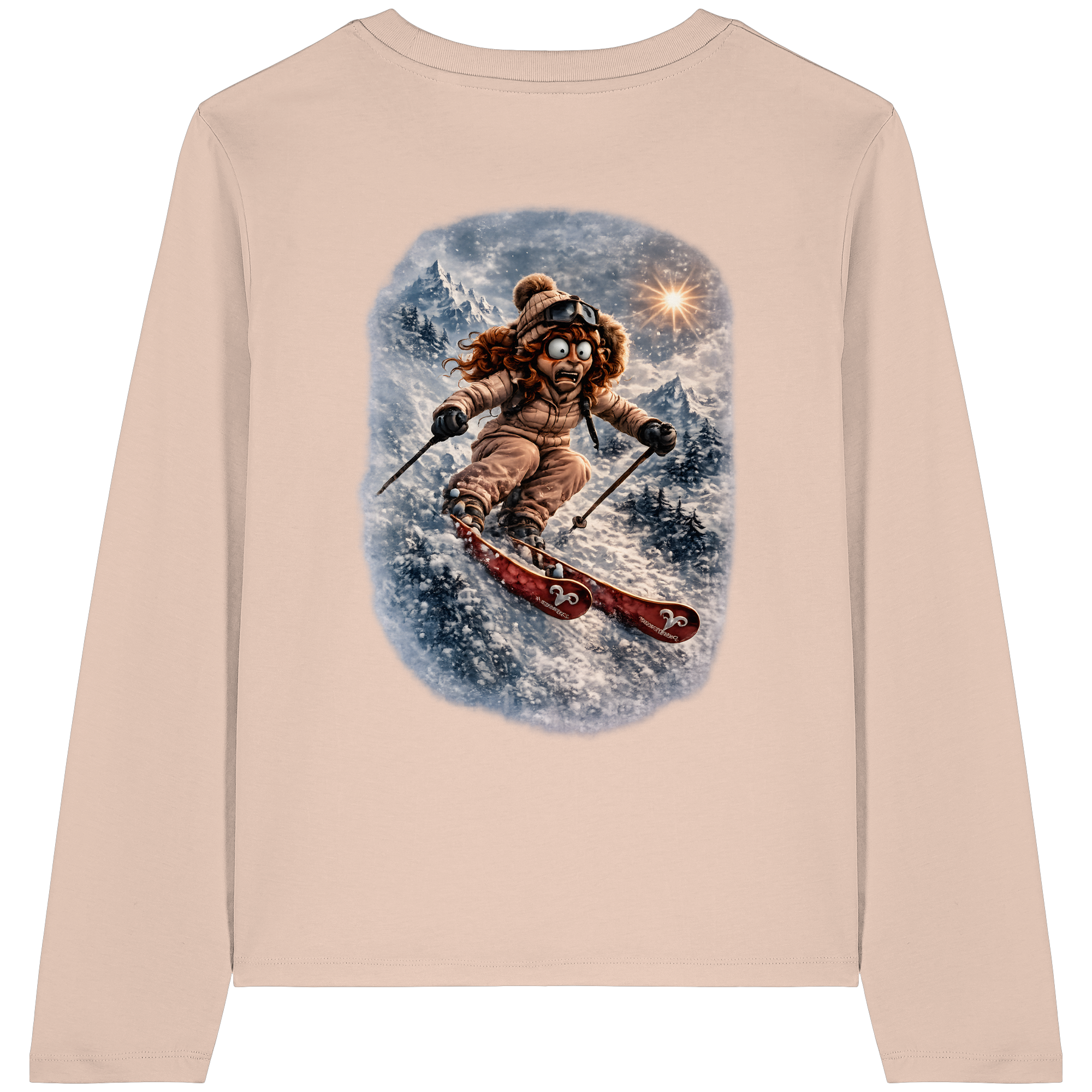 Tiefenblick Ski - Womens Organic Longsleeve T-Shirt