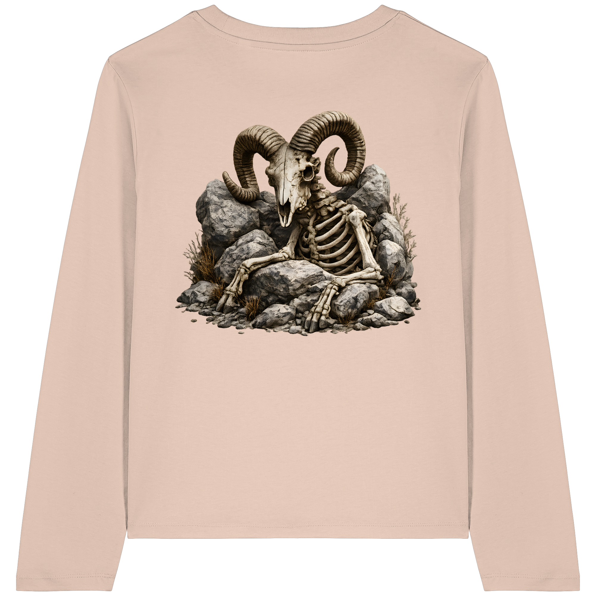 Tiefenblick Skelett Fun - Womens Organic Longsleeve T-Shirt