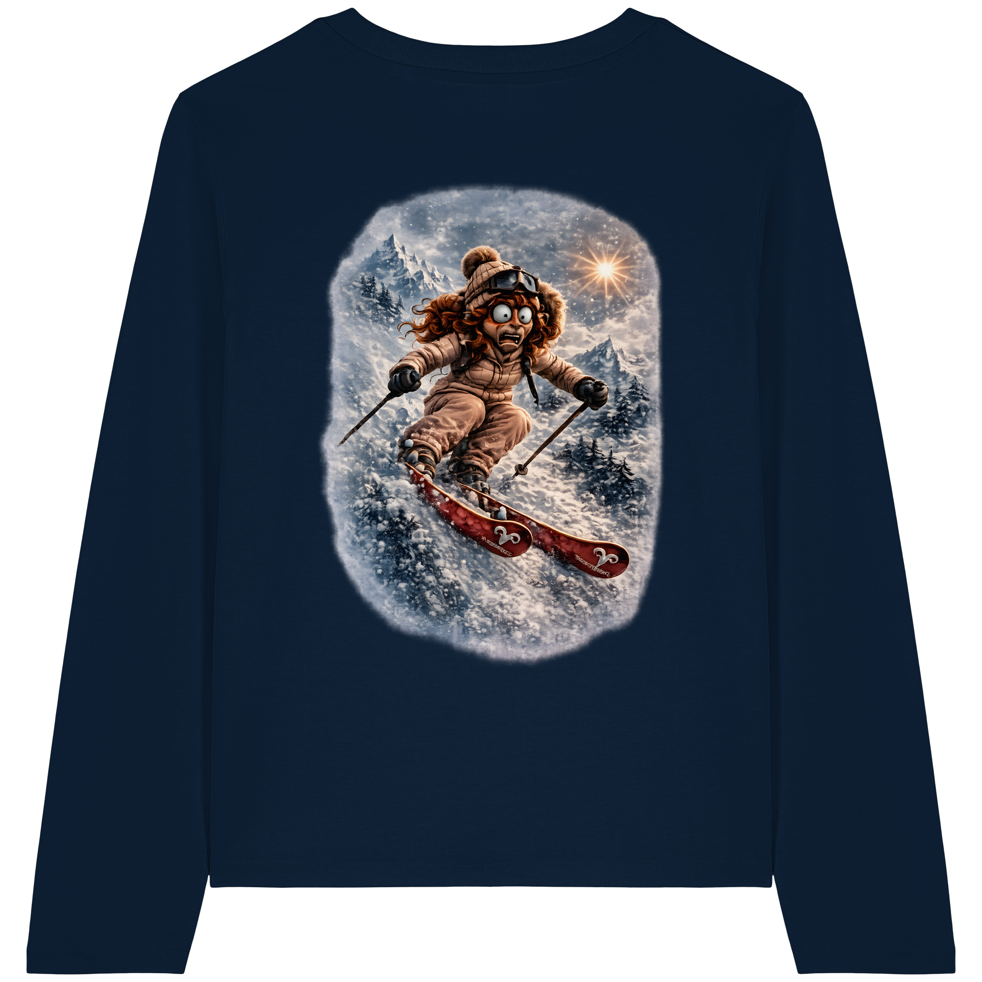 Tiefenblick Ski - Womens Organic Longsleeve T-Shirt