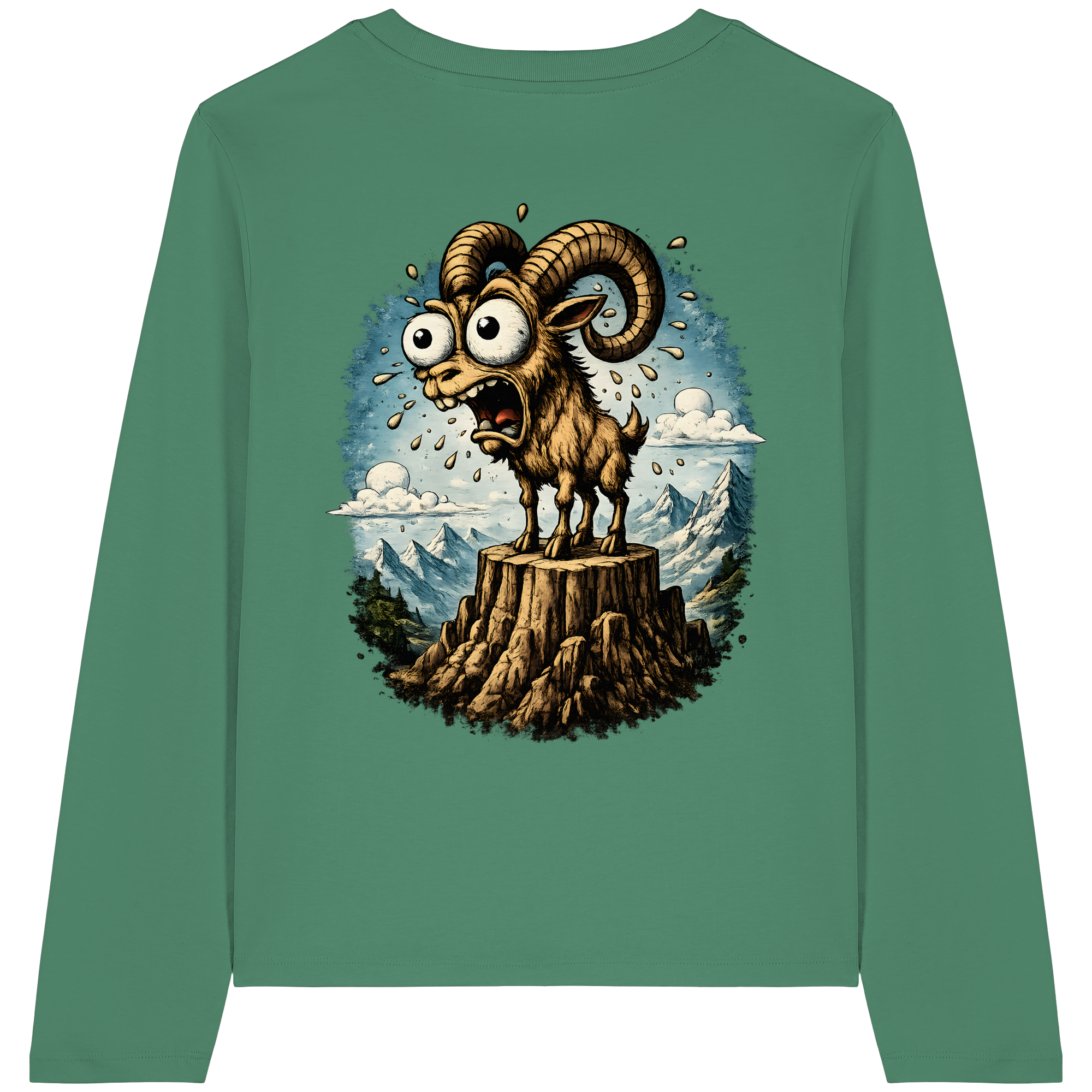 Tiefenblick Tiefe Fun  - Womens Organic Longsleeve T-Shirt